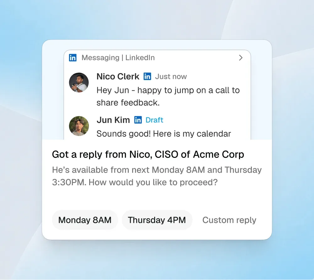 Outpin sales pipeline with custom stages and deal tracking